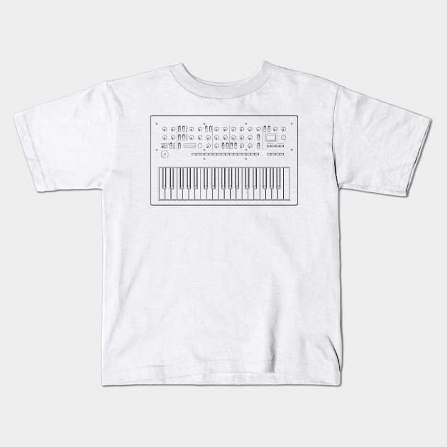 Korg Minilogue XD Kids T-Shirt by s0nicscrewdriver